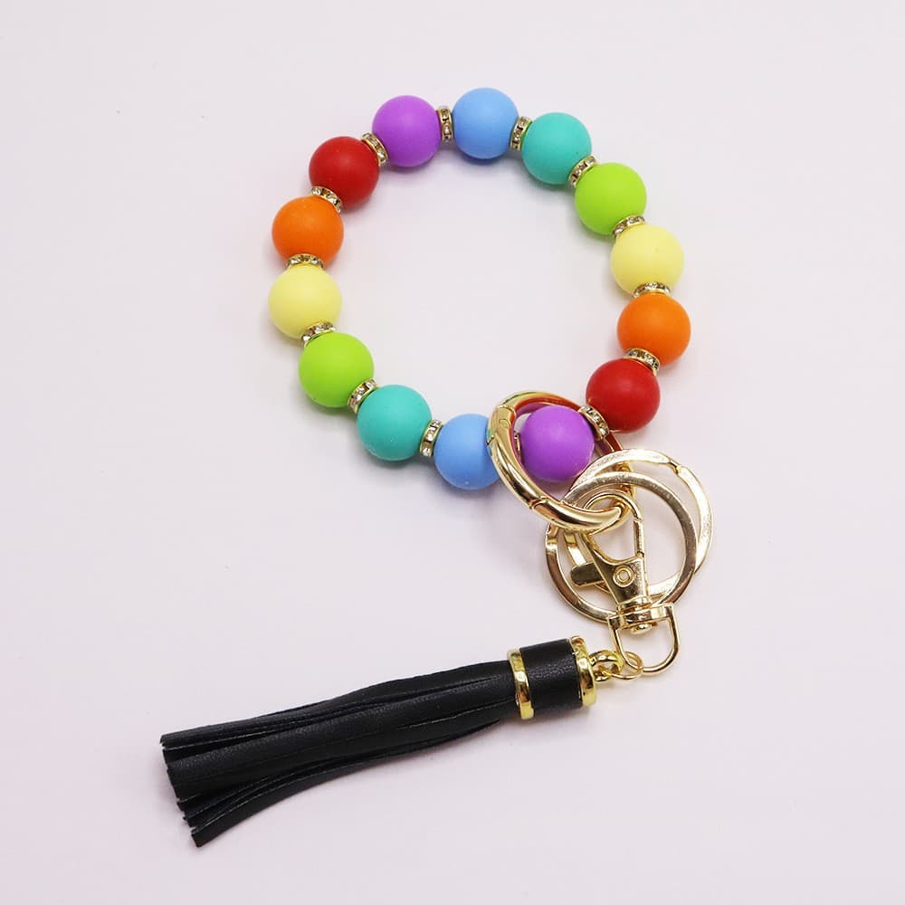 Cuentas de silicona para llavero y pulsera