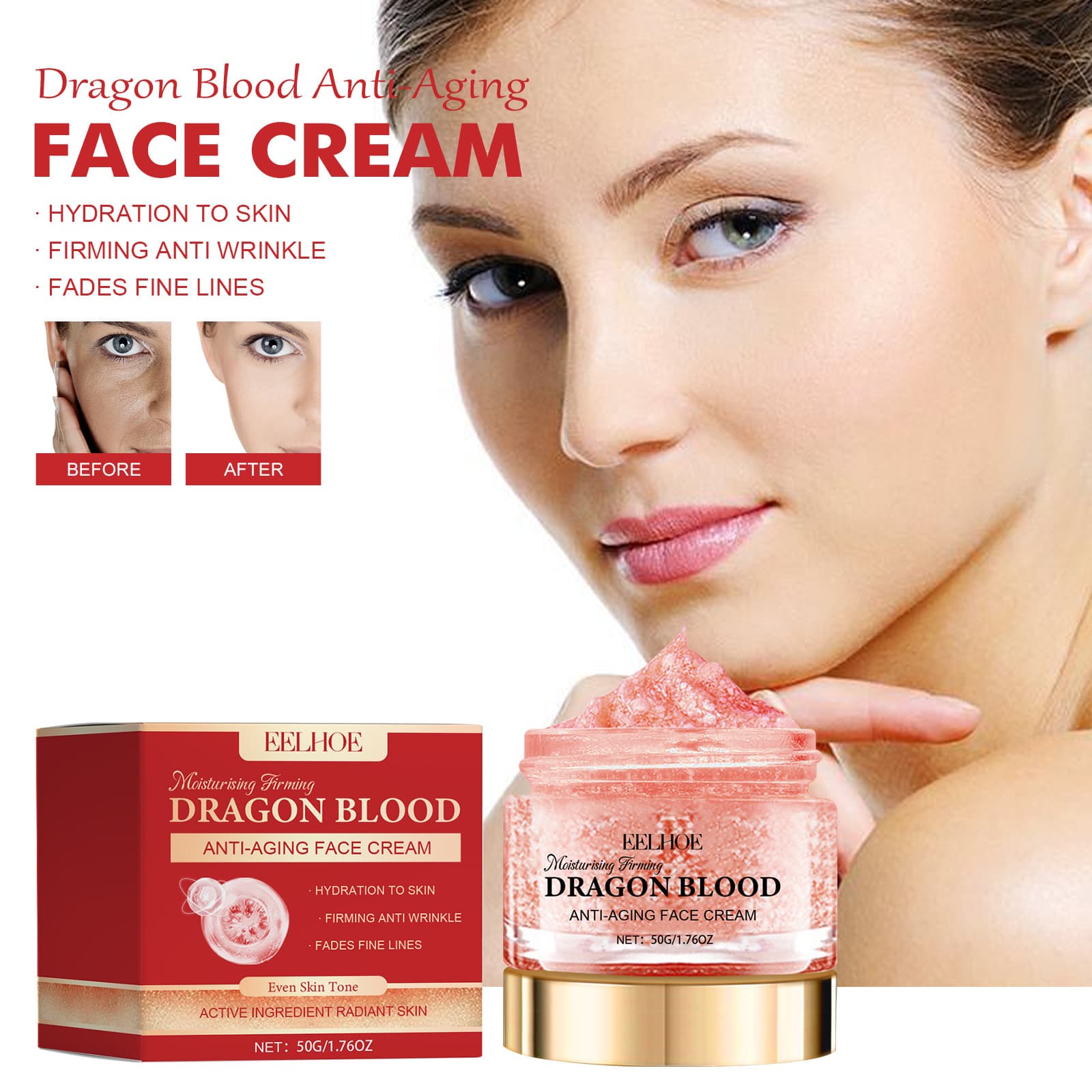 Crema facial hidratante de sangre de dragón