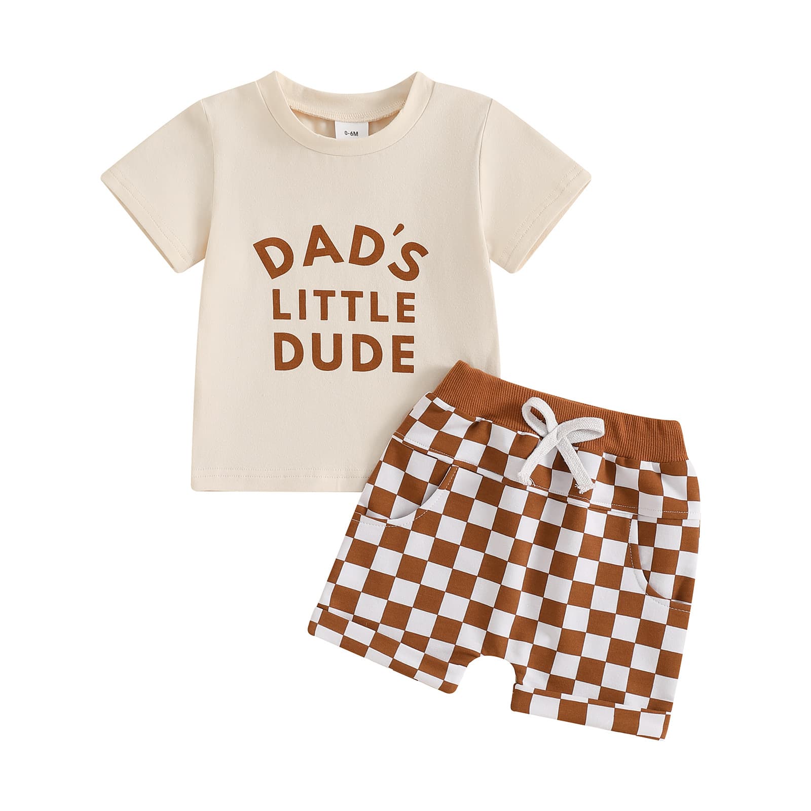Set para bebé camiseta y pantalón estampados