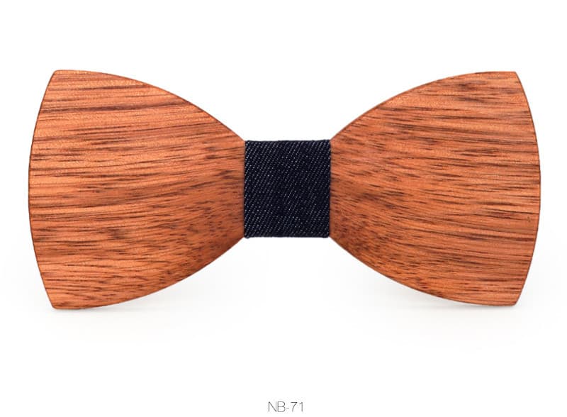 Corbata de moño madera estilo versátil hombre