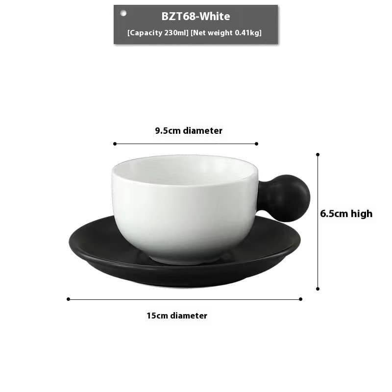 Juego de café cerámico minimalista