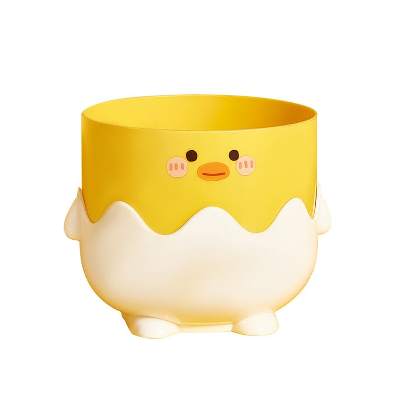 Basurero de escritorio con diseño de pato