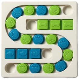 Juguete puzzle para perros forma S y cuadrada