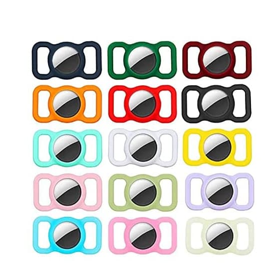 Localizador silicona transparente protección mascotas