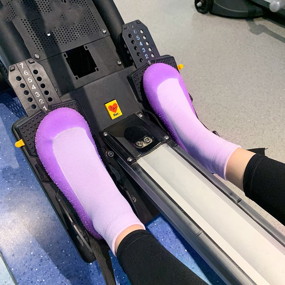 Calcetines deportivos antideslizantes con agarre para múltiples actividades