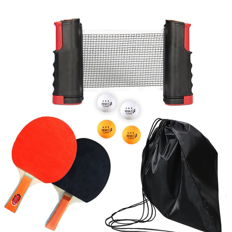 Set retráctil de raquetas de tenis de mesa portátil