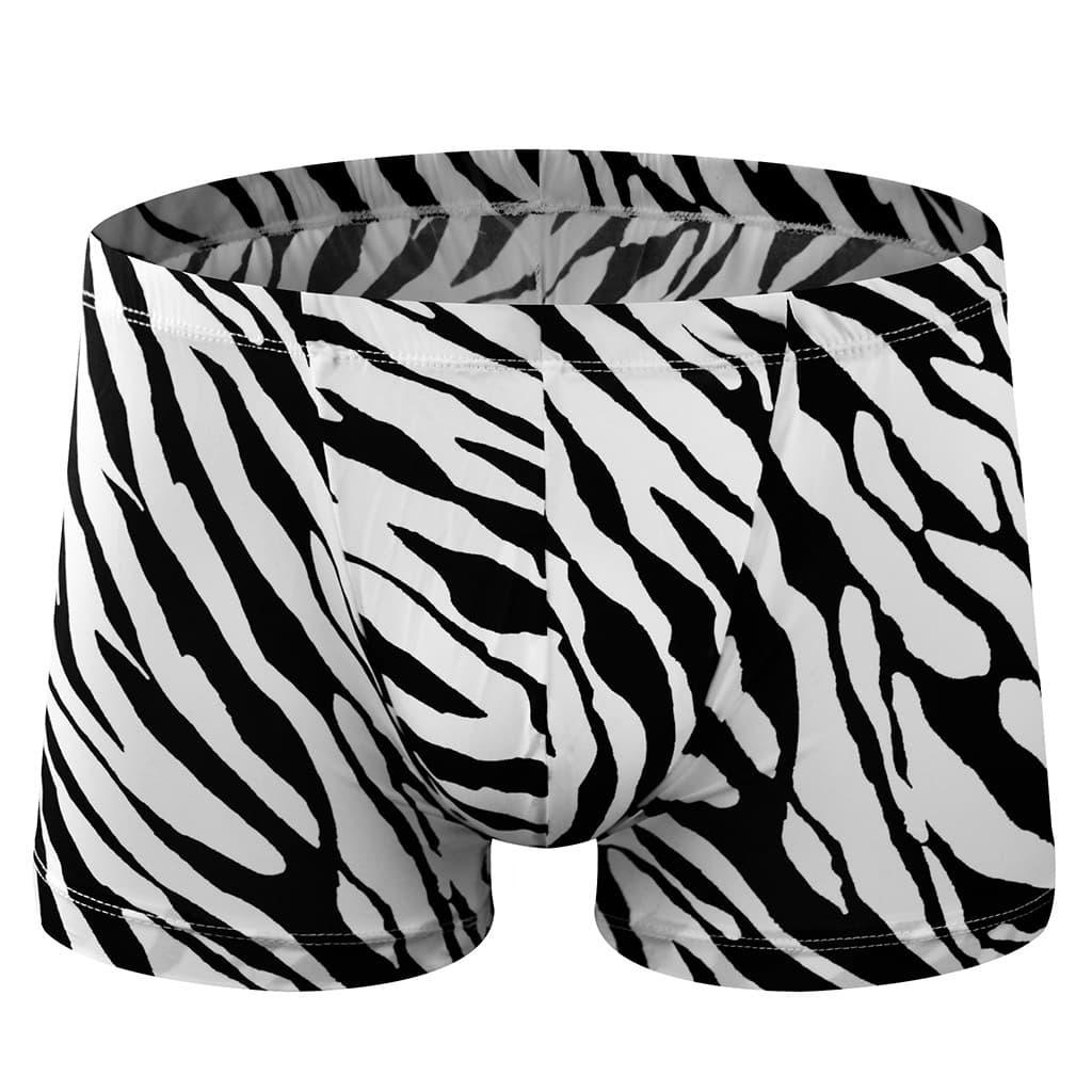 Ropa interior de cintura baja con rayas de cebra