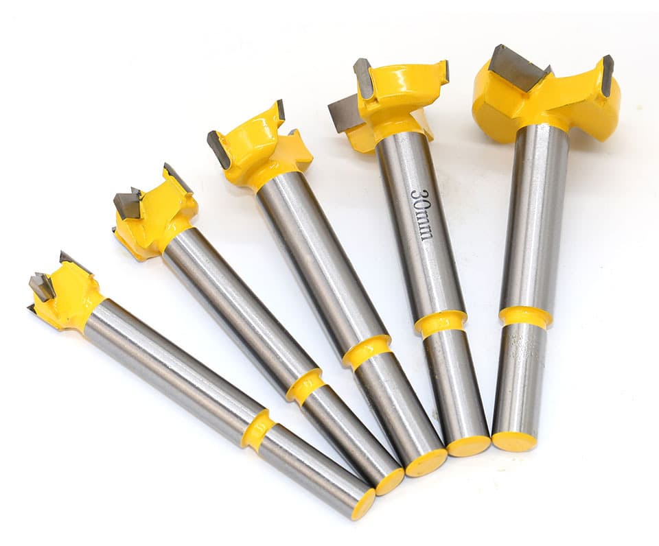 Set de 5 brocas abridor de agujeros de carburo