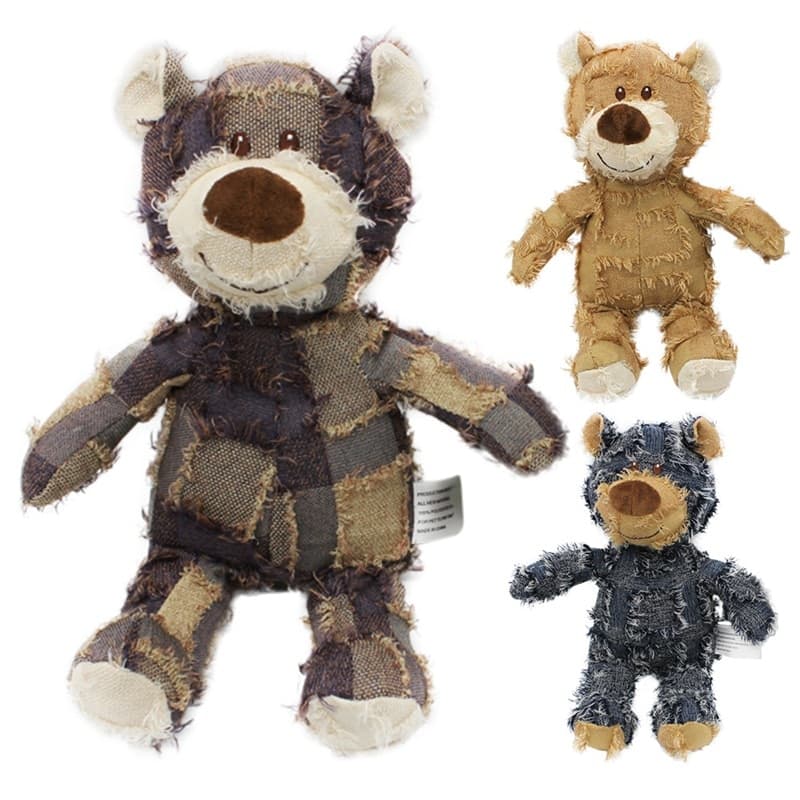 Juguete de peluche para perro con sonido y función masticable