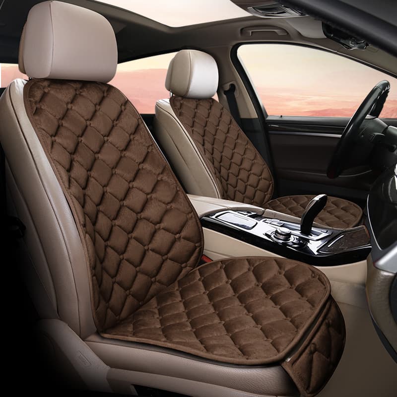 Cojín para asiento de auto invierno de felpa