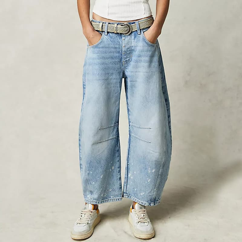 Pantalones sueltos de pierna ancha deportivos para verano