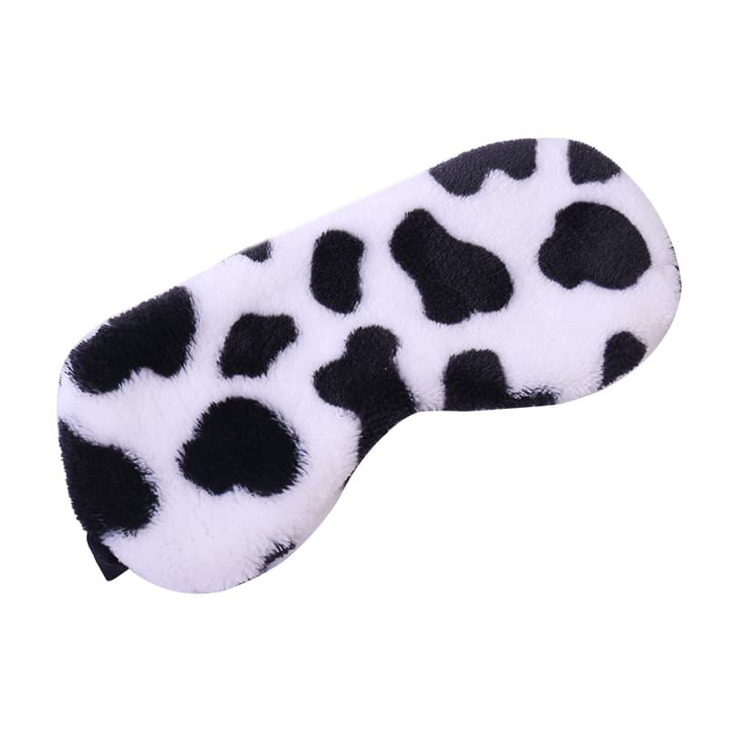 Antifaz para dormir con diseño de manchas de vaca
