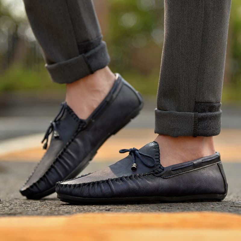 Zapatos mocasín hombre de conducción cómodos