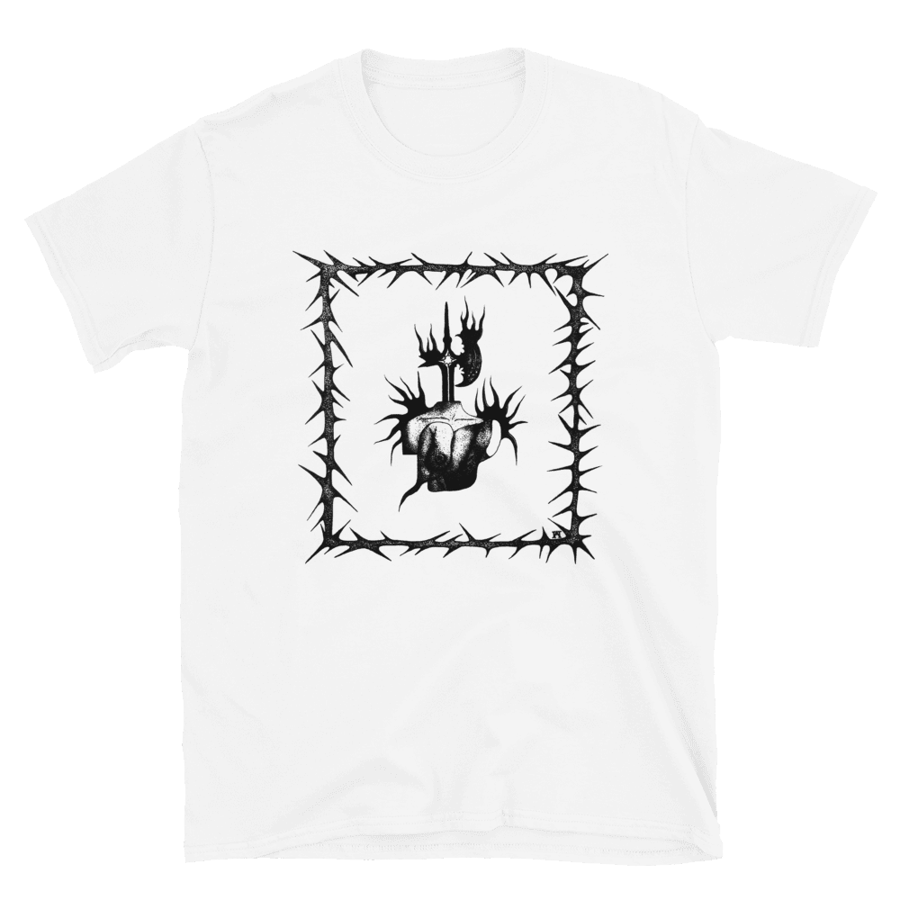 Camiseta hombre con impresión 3D digital manga corta