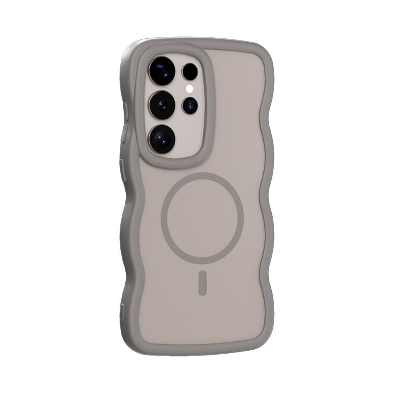 Funda magnética de dos en uno con acabado suave para teléfono