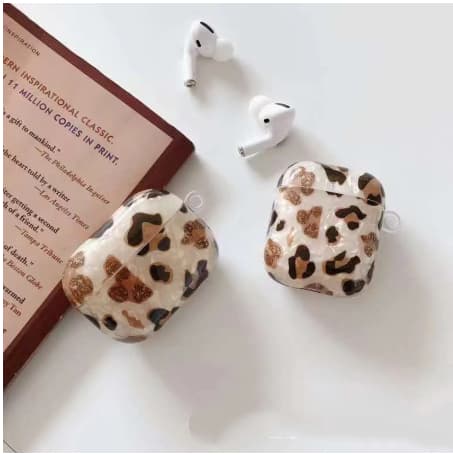 Funda AirPods TPU estampado leopardo