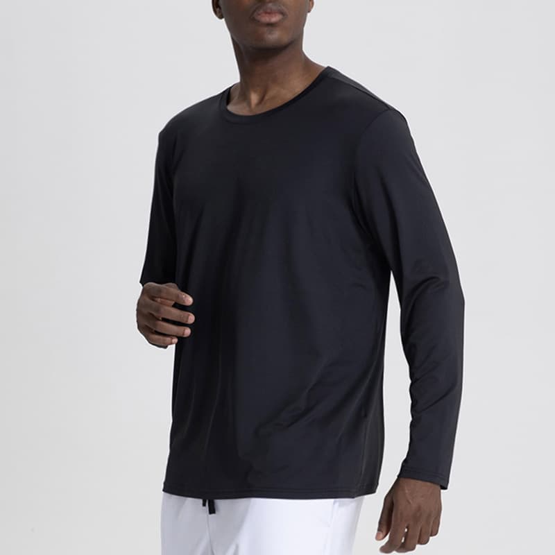 Sudadera holgada de manga larga de poliéster para mujer
