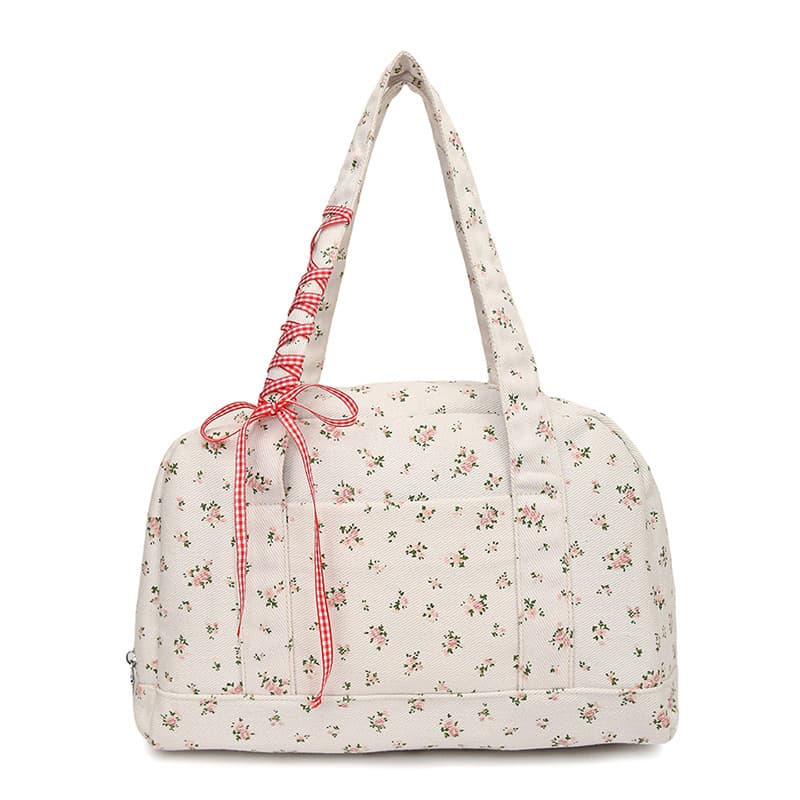 Bolsa tote gran capacidad lona simple uso diario