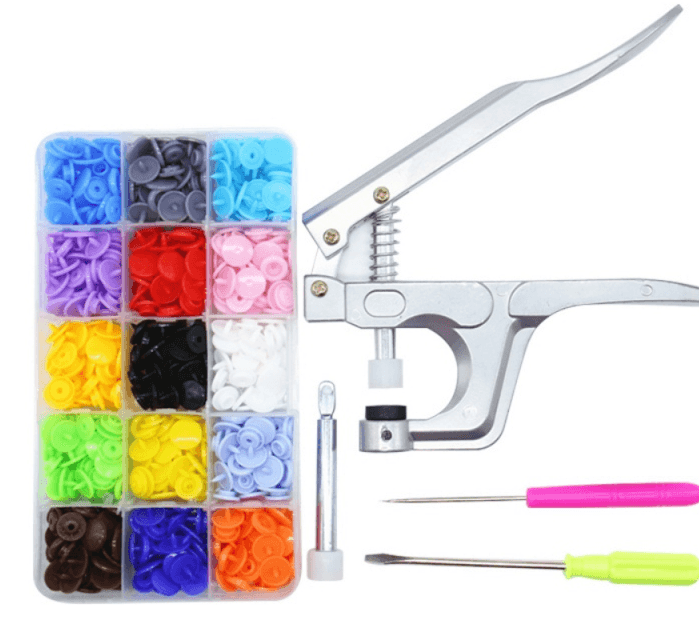 Kit de botones de presión T5 con herramientas