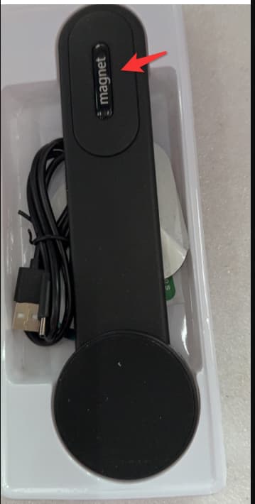 Soporte magnético de teléfono para auto con carga inalámbrica