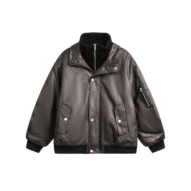 Abrigo cardigan retro resistente al viento para hombre