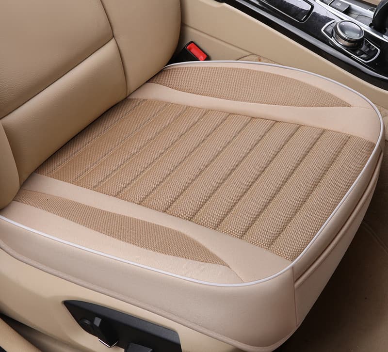 Funda de asiento de auto en lino universal y transpirable