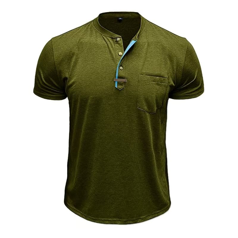 Camiseta hombre manga corta cuello redondo casual