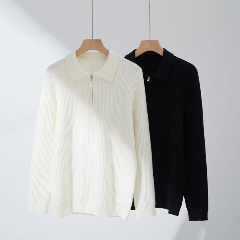Suéter de manga larga estilo pullover