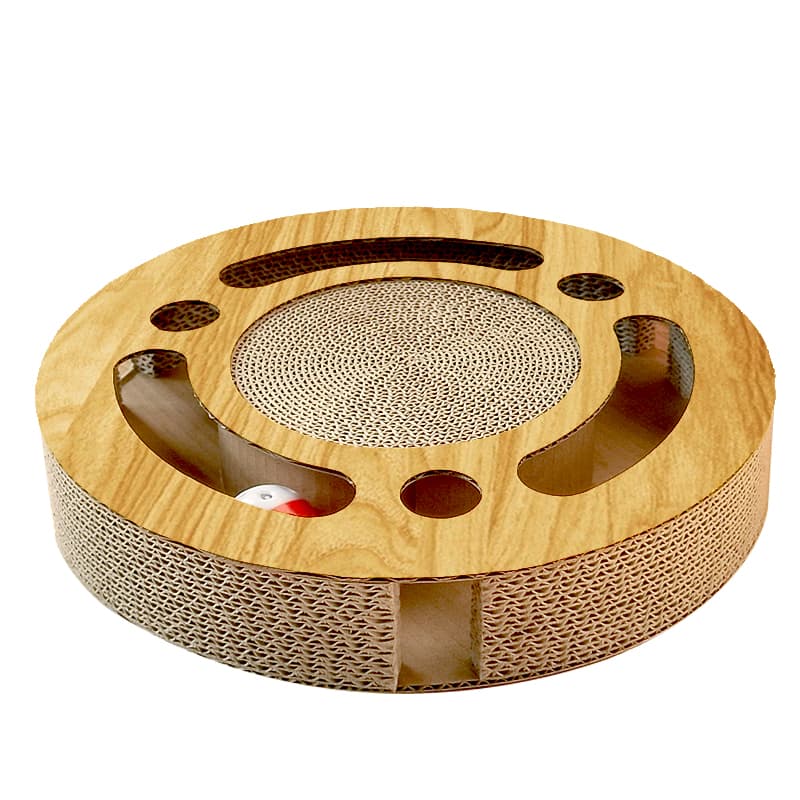Rascador para gatos con pelota y campana