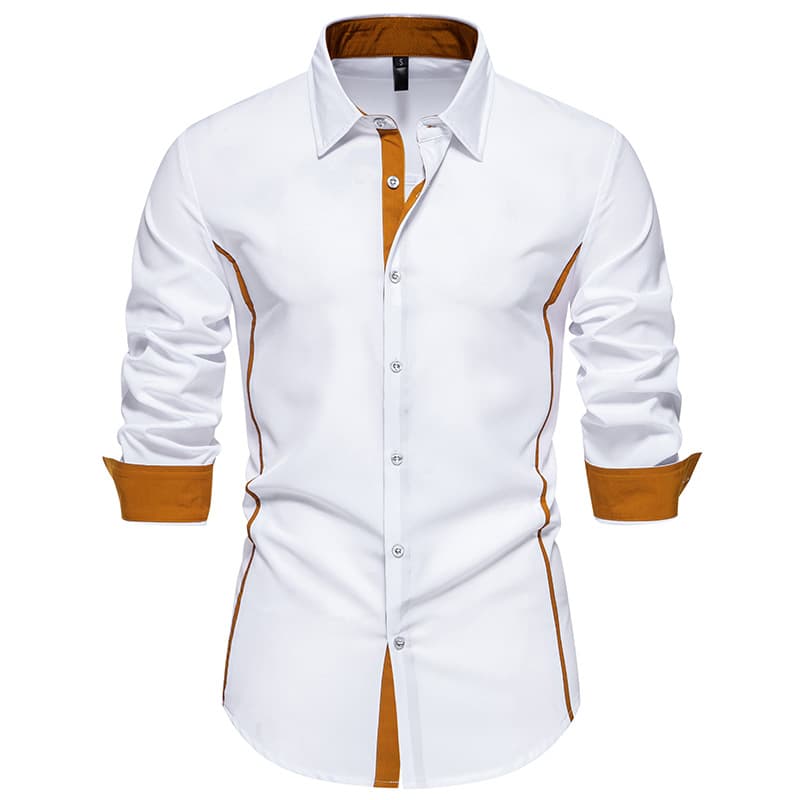 Camisa cardigan suelta para hombre