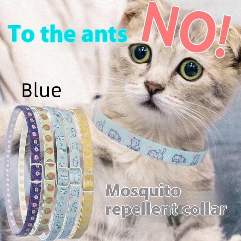 Collar anti mosquitos para perros y gatos con repelente