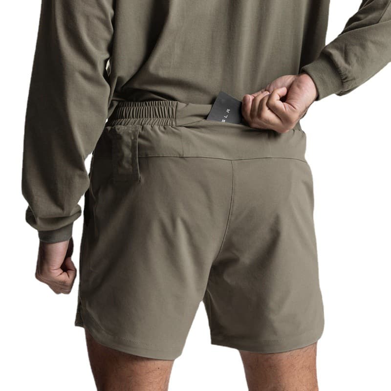 Shorts deportivos de secado rápido para hombre, sueltos