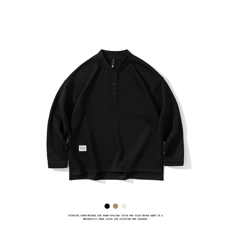 Suéter de algodón holgado para hombre