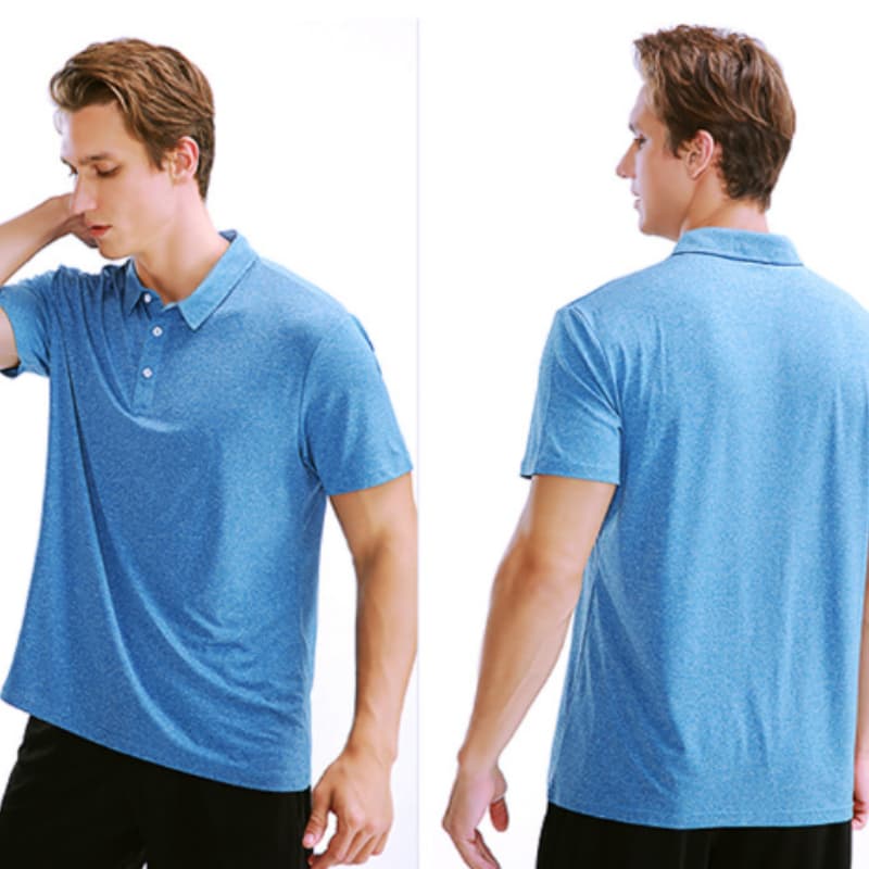 Camiseta cuello redondo color sólido estampada