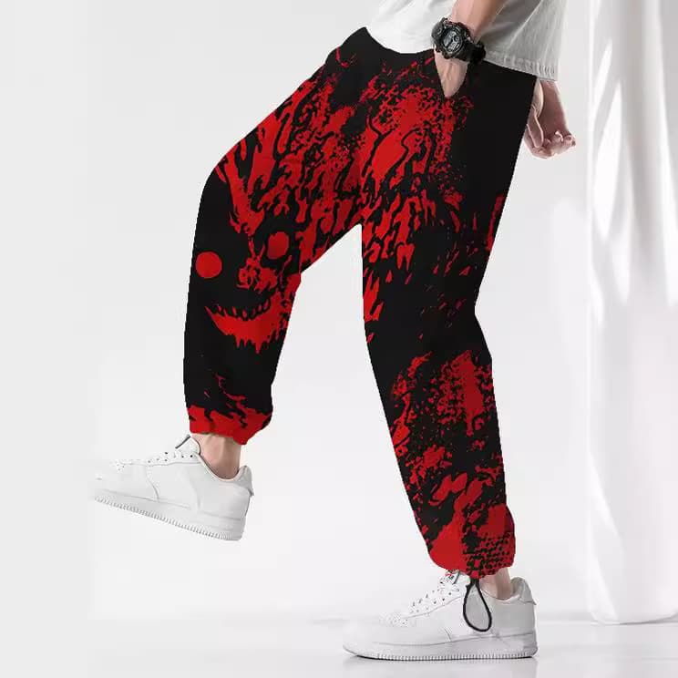 Pantalones informales talla grande, serie Flag