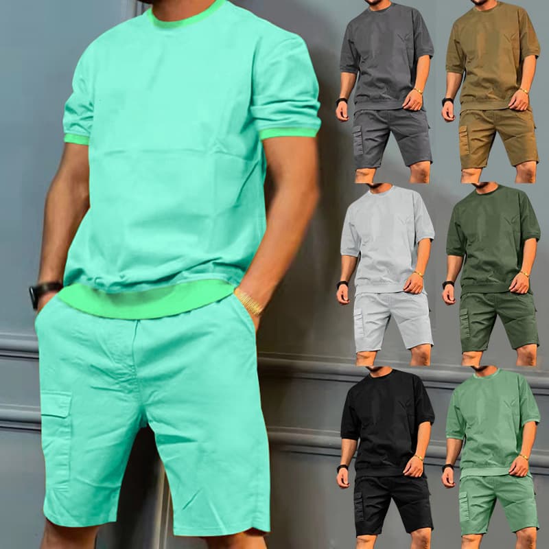 Conjunto deportivo para hombre: playera y shorts