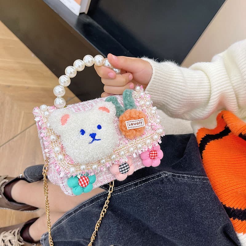 Bolsa diagonal infantil portátil patrón