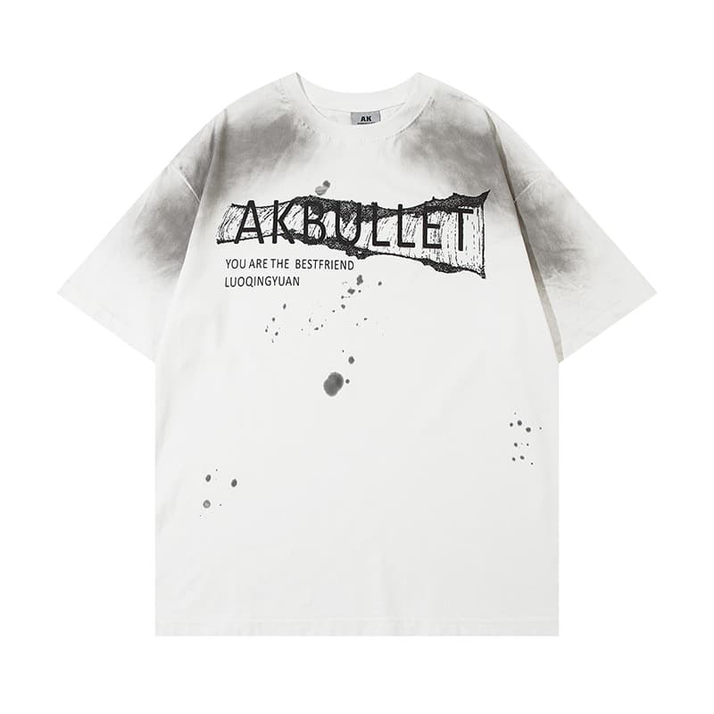 Camiseta básica de algodón para hombre