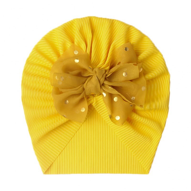 Gorro infantil con lazo para niña
