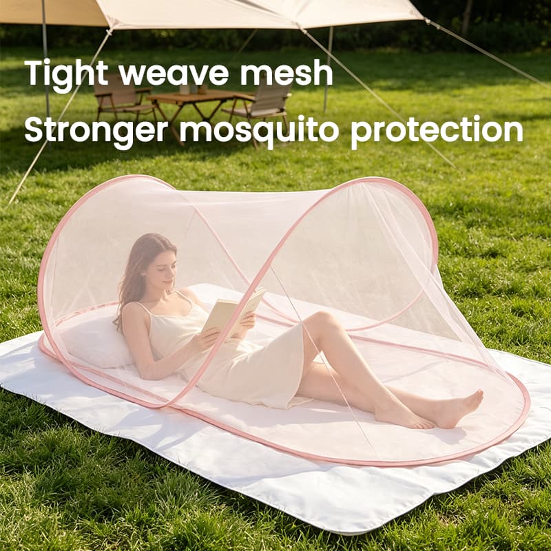 Red de mosquitos plegable para cama de dormitorio