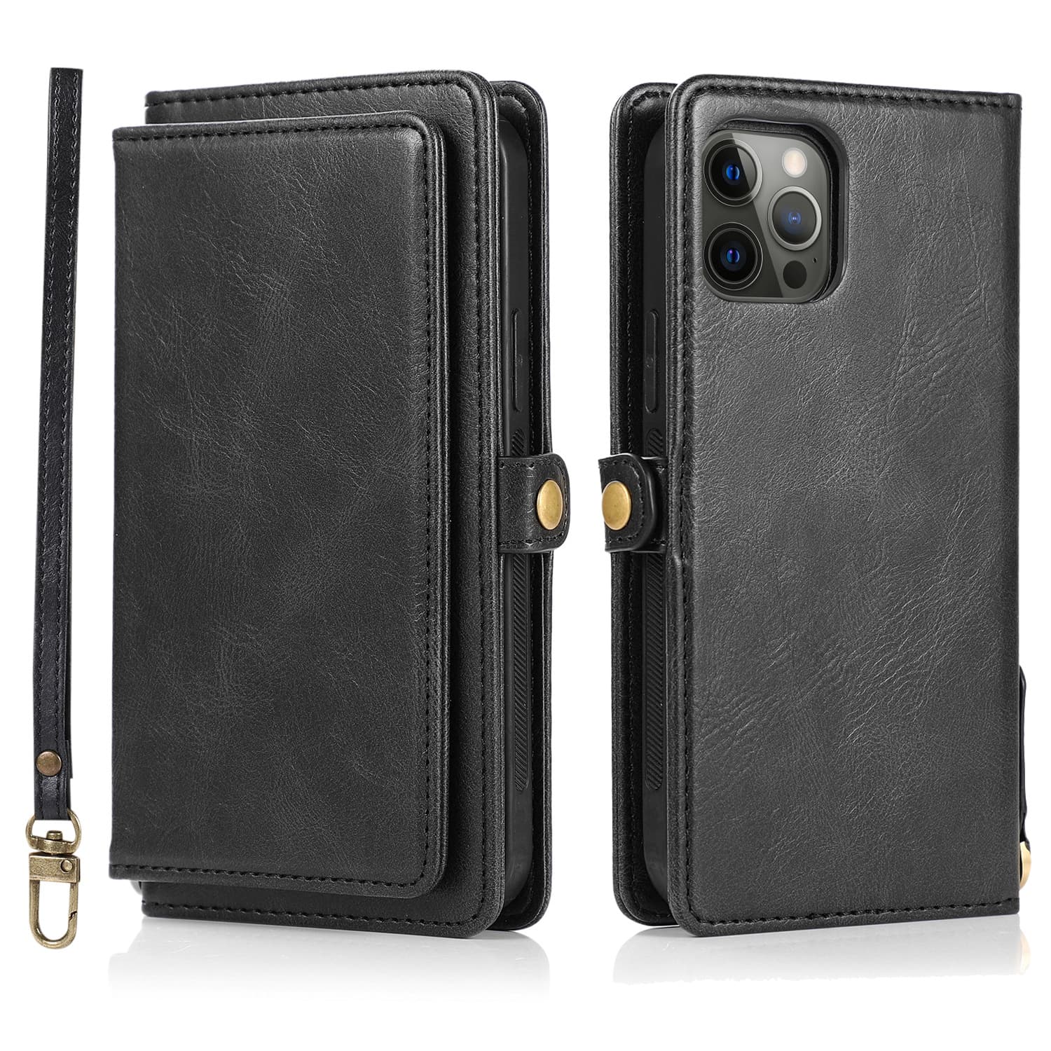 Funda tipo cartera para móvil con cierre