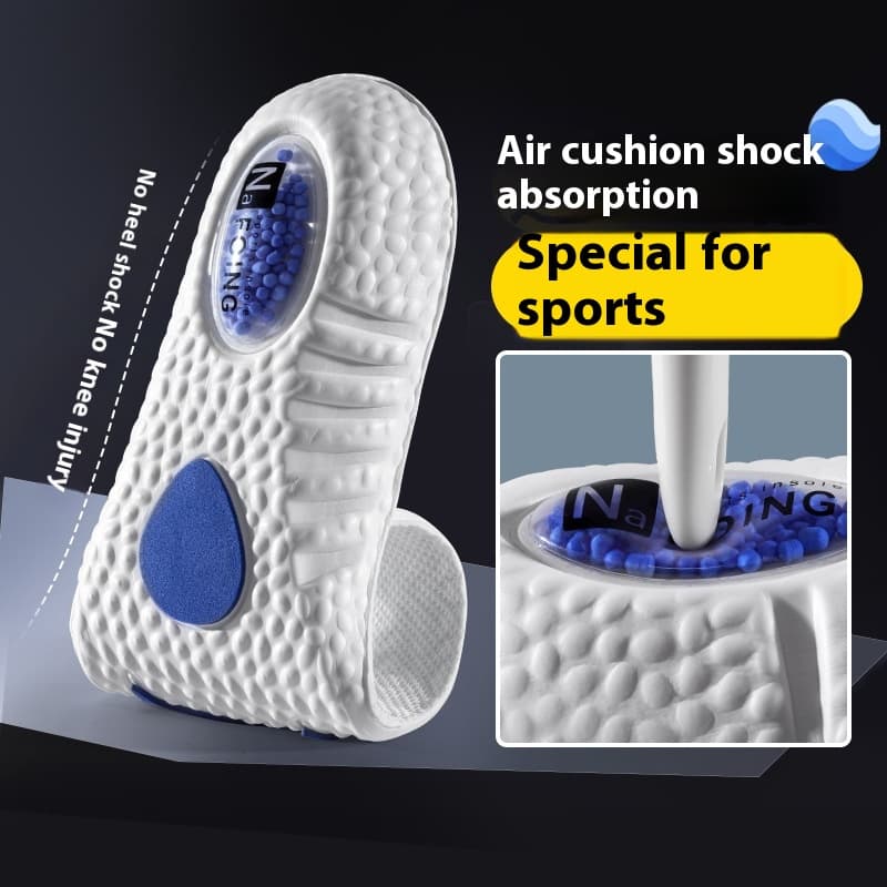 Plantilla deportiva con amortiguación de aire y espuma de palomitas