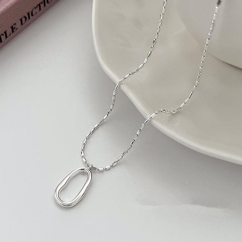 Collar cadena Figaro de plata esterlina