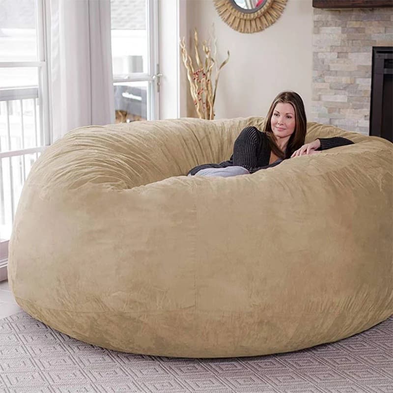 Puf gigante de ante 7 pies