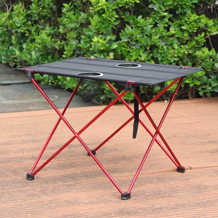 Mesa plegable ultraligera de aluminio para exterior