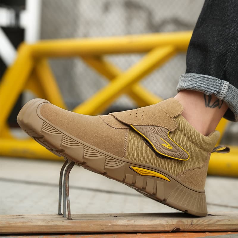 Zapatos de seguridad industrial con puntera de acero antiaplastadera