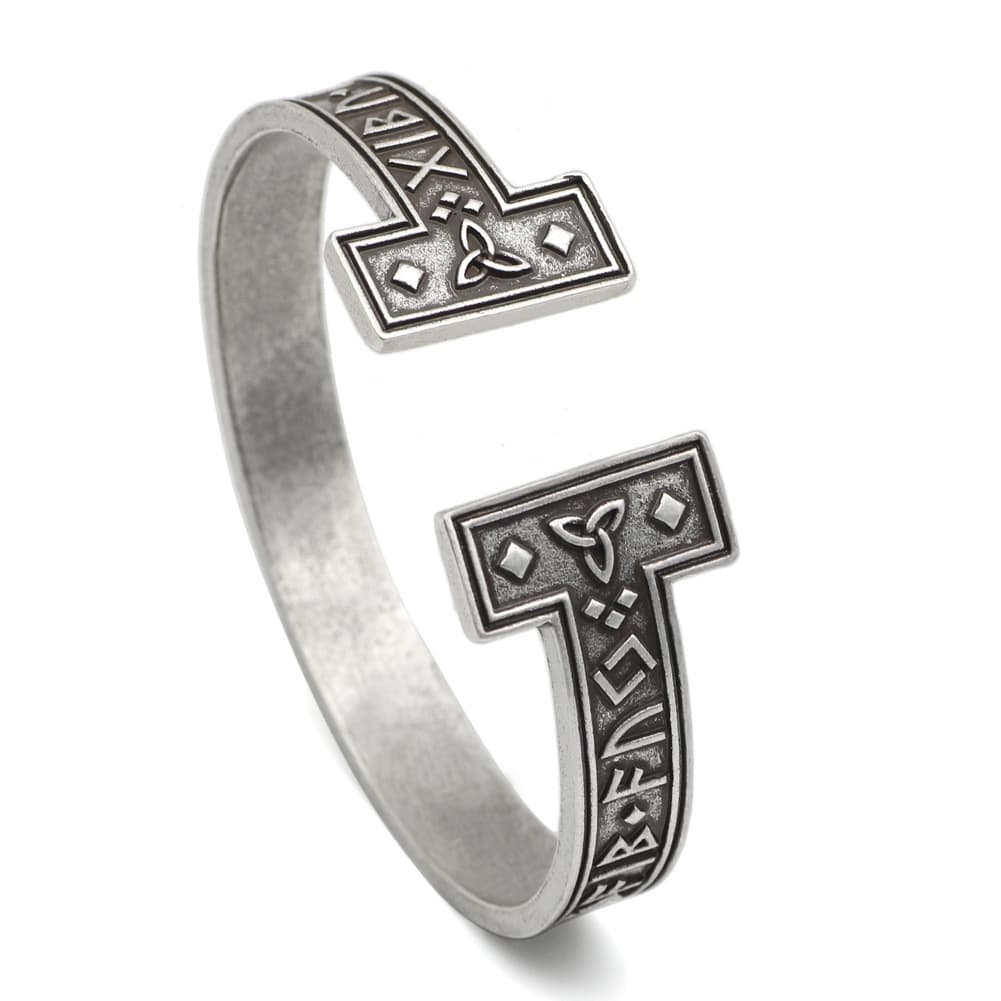 Pulsera vikinga de acero de titanio