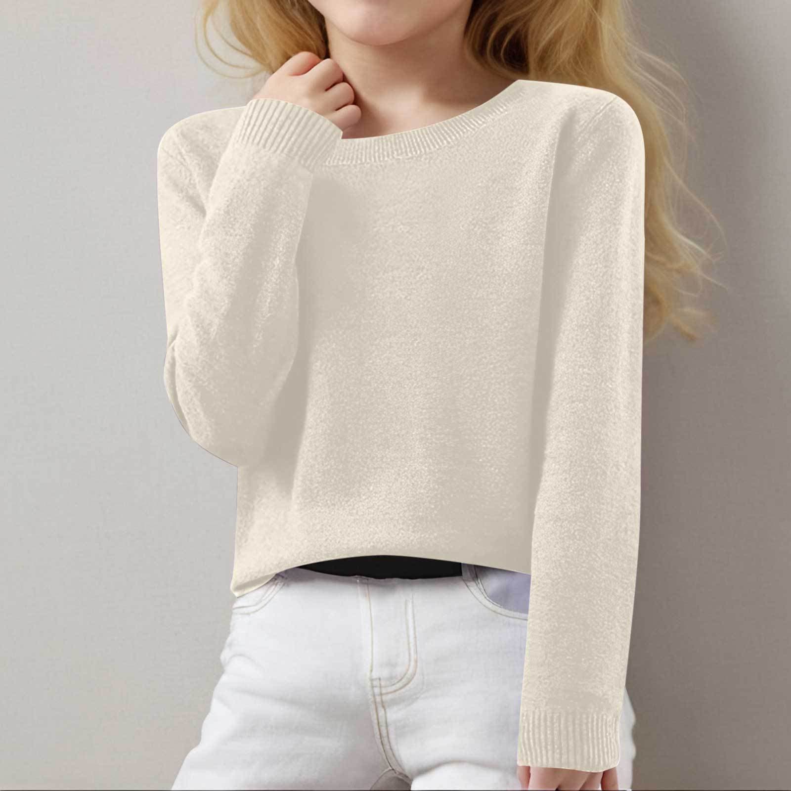 Suéter cuello redondo para otoño e invierno