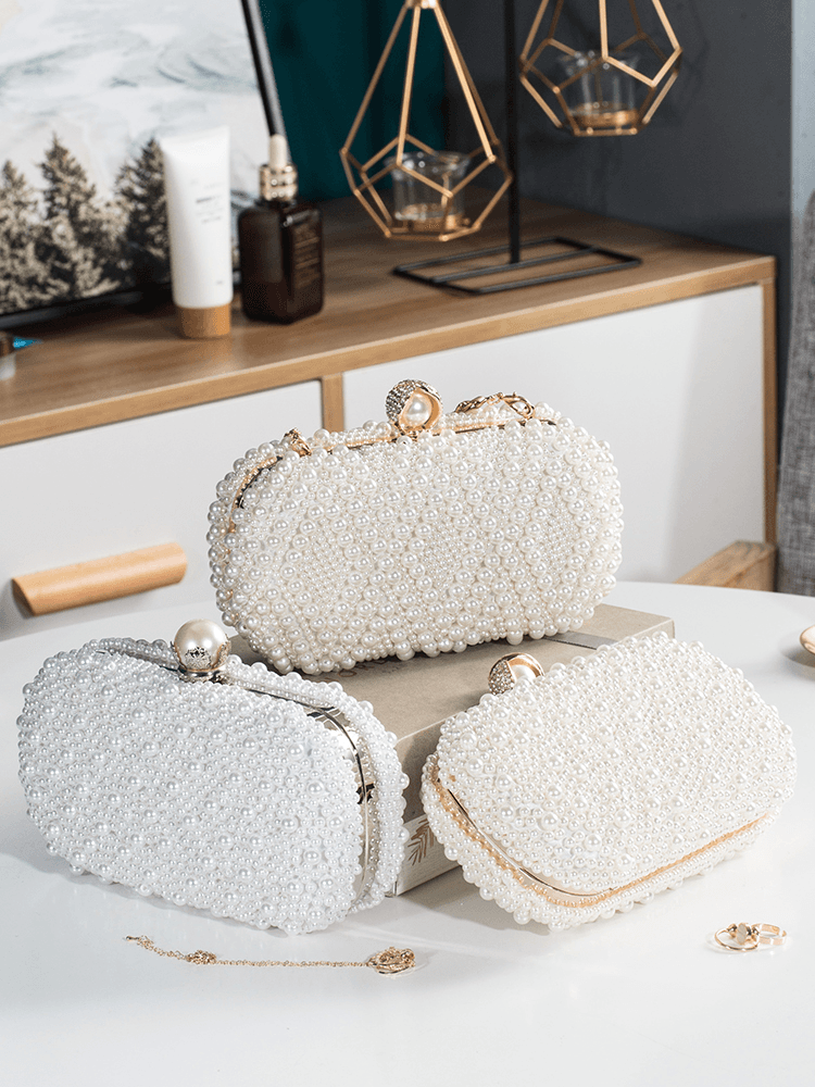 Clutch de fiesta Pearl con cadenas intercambiables