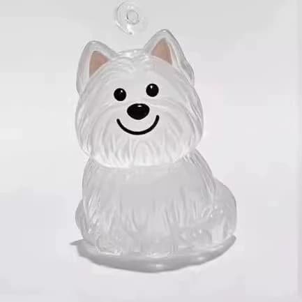 Llavero colgante bola difusa con funda transparente para mascotas